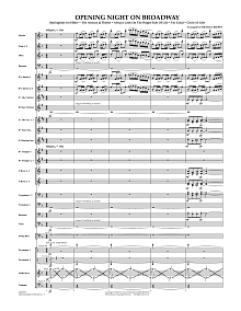 Opening Night on Broadway - Conductor Score (Full Score) 