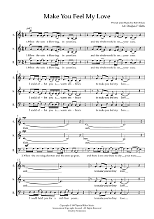 Make You Feel My Love (arr. Doug Watts) 