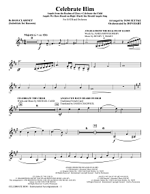Celebrate Him (Medley) - Bass Clarinet (sub. Bassoon) 