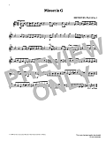 Minuet in G (score & part) from Graded Music for Tuned Percussion, Book II