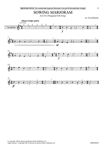 Sowing Marjoram (from Two Hungarian Folk Songs) 