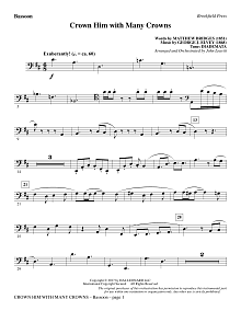 Crown Him with Many Crowns - Bassoon 