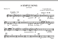 A Simple Song (from Mass) - Baritone T.C.