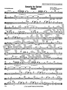 Concerto For Clarinet - Rondo (3rd Movement) - K.622 - Bassoon 