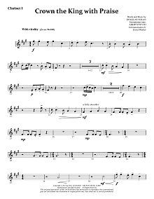 Crown the King with Praise - Bb Clarinet 1 
