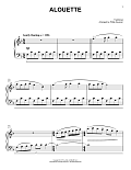 Alouette [Classical version] (arr. Phillip Keveren)