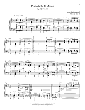 Prelude In B Minor, Op. 32, No. 10