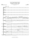 Keep Me Fully Glad - Score