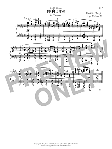 Prelude In C Minor, Op. 28, No. 20 