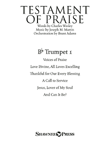 Testament of Praise (A Celebration of Faith) - Bb Trumpet 1 