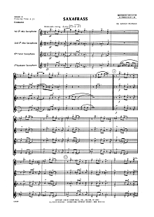 Saxafrass - Full Score 