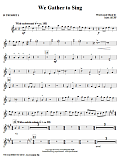 We Gather To Sing - Bb Trumpet 3