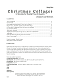 Christmas Collages - String Bass