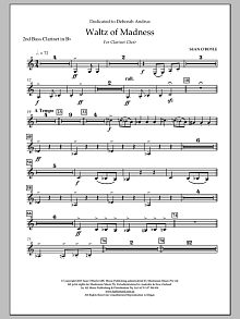 Waltz Of Madness - Bb Bass Clarinet 2 