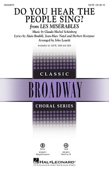 Do You Hear the People Sing? (from Les Misérables) (arr. John Leavitt) - Percussion Score 