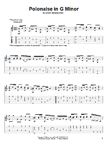 Polonaise In G Minor 