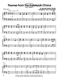 Themes From The Hallelujah Chorus (from Messiah) - Piano Accompaniment
