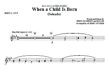 When A Child Is Born (Soleado) - Horn 1 & 2 