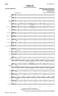 Psalm 24 - Full Score