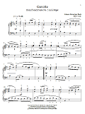 Gavotte, BWV 816