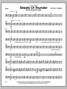 Streets Of Thunder (The Running Of The Bulls) - Bass 