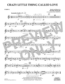 Crazy Little Thing Called Love (arr. Paul Murtha) - F Horn 2 