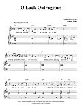 O Luck Outrageous (original key)