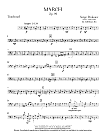 March, Op. 99 - Trombone 3