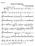Psalm of Celebration - Bb Clarinet 1,2