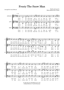 Frosty The Snow Man (arr. Anna Tabbush) 