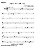 Rejoice, The Lord Is King - Double Bass