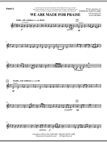 We Are Made For Praise - Violin 2 