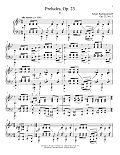 Prelude In G Minor, Op. 23, No. 5
