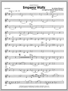 Emperor Waltz (Opus 437) - Violin 2 