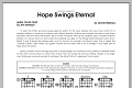 Hope Swings Eternal - Guitar/ Rhythm