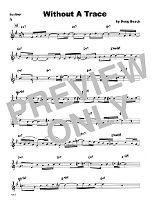 Without A Trace - Bb Trumpet Solo 