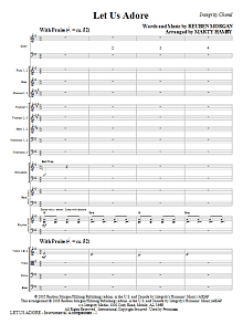 Let Us Adore - Full Score 