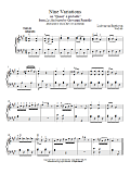 Nine Variations On "Quant' E Piu Bello"