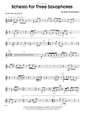 Scherzo For Three Saxophones - 3rd Eb Alto Saxophone