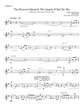 The Heavens Opened; The Angels Filled the Sky - Violin 2