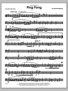 Ping Pong - Alto Sax 2 