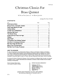 Christmas Classics For Brass Quintet - Full Score