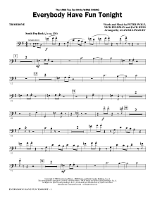 Everybody Have Fun Tonight (arr. Alan Billingsley) - Trombone 