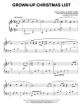 Grown-Up Christmas List (arr. Kevin Olson)