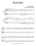 Be Our Guest (from Beauty and The Beast) (arr. Jennifer & Mike Watts)