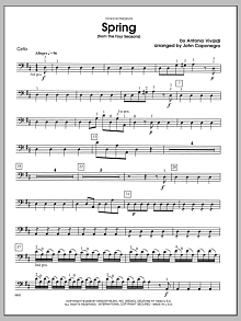 Spring (from The Four Seasons) - Cello 