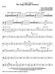 The Song Of Purple Summer - Drums 