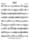 Word - Eb Baritone Saxophone