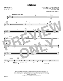 I Believe - Percussion 2 