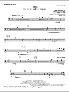 Today (As For Me And My House) - Trombone 3/Tuba 